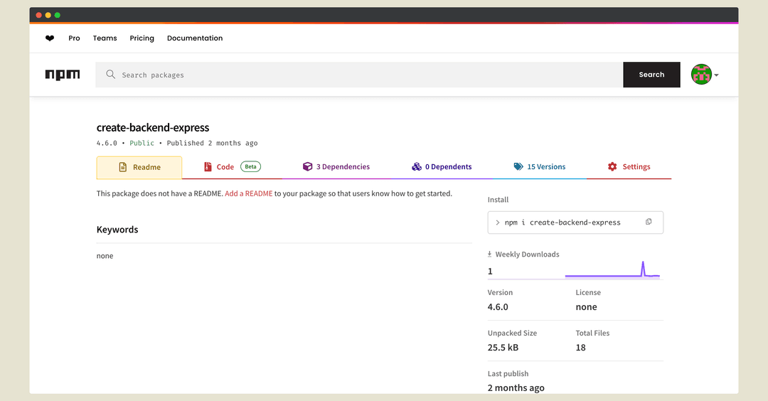 Backend Boileplate NPM Package